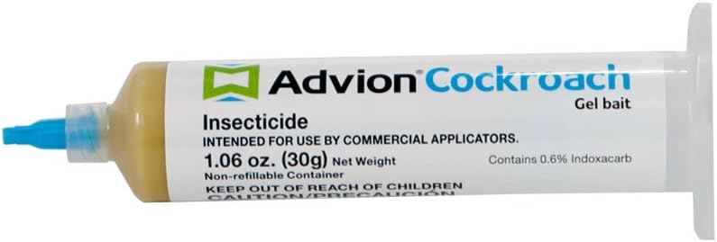 Syngenta 383920 Advion Cockroach Gel Bait 4 X 30 Gram Tubes Roach Control, 4 30, Brown : Garden & Outdoor