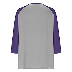 Womens 3/4 Sleeve Tops and Blouses Plus Size