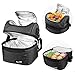 Hap Tim Lunch Box Insulated Lunch Bag Medium Size Cooler Tote Bag for Adult,Men,Women, Double Deck Cooler for Office/Picnic/Travel/Camping(16040-DG)