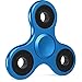 The Anti-Anxiety 360 Spinner Helps Focusing Fidget Toy [3D Figit] Tri-Spinner EDC Focus Toy for Kids & Adults - Best Stress Reducer Relieves ADHD Anxiety Boredom Metal Bearing (Blue)