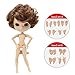 The 30.5cm ICY Nude Doll is The Same as Blythe Doll,can Change The faceplate and Clothes for DIY Maker,19 Joint Body Doll is Suitable for Girls Present and Best Gift. (BL90 950)