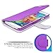Galaxy S5 Case, BUDDIBOX [Wallet Case] Premium PU Leather Wallet Case with [Kickstand] Card Holder and ID Slot for Samsung Galaxy S5, (Purple)