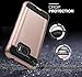 S7 Active Case, Samsung Galaxy S7 Active Case, ROSEBONO 2-Piece Style [Shock Proof] Slim Metal Brush Texture Protective Hybrid Defender Armor Case Cover for Samsung S7 Active (Rose Gold)