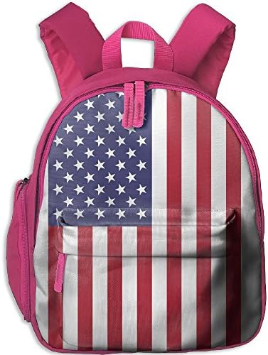 American Flag Portable Preschool Toddler Kid's Mini Backpack Shoulder Bags