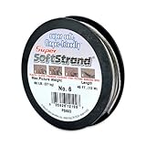 Hanging Solutions Size No.6 Super Softstrand Vinyl Coated Stainless Steel Picture Wrapping Wire, 60-Pound