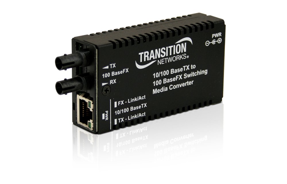 Transition Networks M/GE-PSW-SX-01 10/100/1000 Bridging Mini Converter