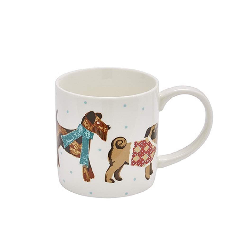 Ulster Weavers Straight Sided Mug Hound Dog, Bone China, Multi, One Size