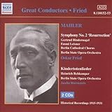 Disco de Gustav Mahler: «Gustav Mahler: Symphony No. 2 "Resurrection"; Kindertotenlieder» (Anverso) Disco de Gustav Mahler: «Gustav Mahler: Symphony No. 2 "Resurrection"; Kindertotenlieder» (Anverso)