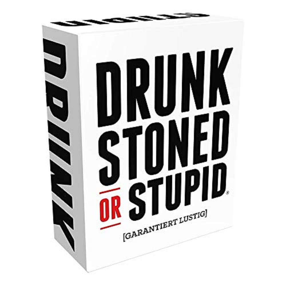 Cojones Production, Drunk, Stoned or Stupid, Party Game, Card Game, 4-99 Players, From 18+ Years, 30+ Minutes, German