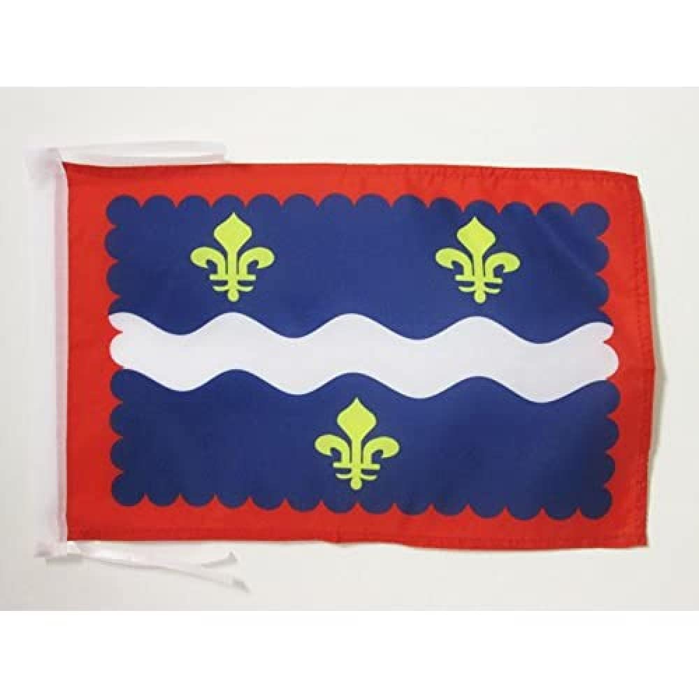 AZ FLAG - Indre Flag - 18'' x 12'' - 100% Polyester French department - France Small Banner with Two Cords - Fade Resistant - Vivid Colors - 18x12 in - 45x30 Cm โ image 1