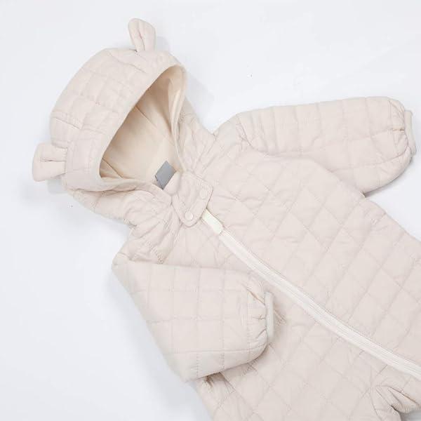 BABY GIRL BOY SNOWSUIT12-18 MONTHS DOWN JACKET HOODED ROMPER JUMPSUIT INFANT SPRING WINTER OUTWEAR