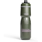 CamelBak Podium Chill Insulated 24oz Bike Water Bottle - Easy Squeeze Bottle - Fits Most Bike Cages, Deep Fern