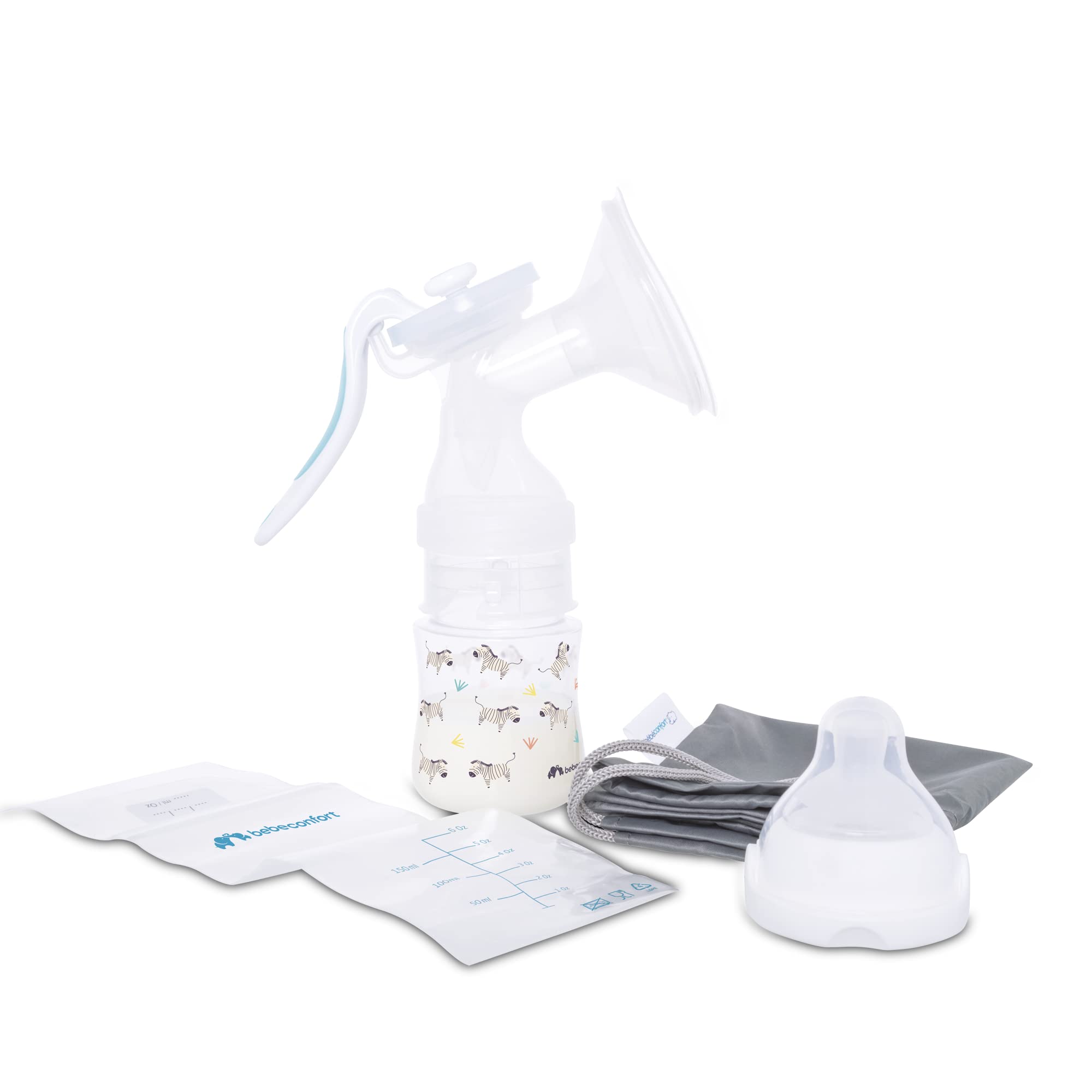 Bebeconfort Manual Breast Pump, Silicone Breast Pump, Manual Breast Pump Kit — image 1