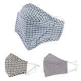 FakeFace 3PCS Unisex Anti-fog Dustproof Antibacterial Activated Carbon Filtering Face Mouth Mask Earloop Filter Bacteria Antivirus Guaze Mask Cotton Mouth-muffs