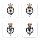Levy Or Levi England Family Crest Square Coasters