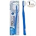 PRO-SYS® Adult Tapered Soft Toothbrush (Colorful 1-Pack) - Made with Soft DuPont® Tynex® Bristles