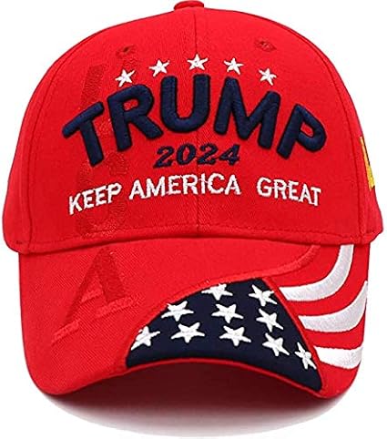 Trump 2024 Hat,Keep America Great with American Flag Donald Trump MAGA