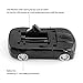 Sport Car Shape 2.4Ghz Wireless Mouse Optical Gaming Mouse Cool Mice with USB Receiver for PC Laptop Computer, 3 Button 1600DPI (Black)