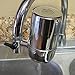 Aqua Elegante Classic Tap Water Faucet Filter - Original Chlorine Removing Filtration System & Cartridge For Kitchen And Bathroom Sink - Chrome