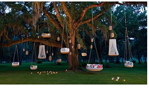 MU Hängesessel Doppelschaukel Stuhl Innen Erwachsene Wiege Stuhl Balkon Hängematte Korbstuhl Im Freien Einzelnen… – Bild 3