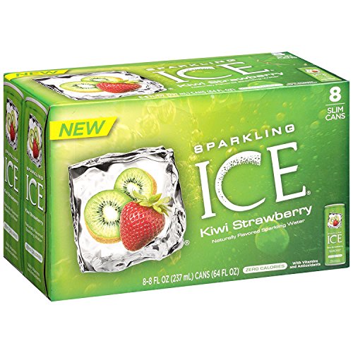 Sparkling Ice, Kiwi Strawberry, 8 Ounce, 8 Count