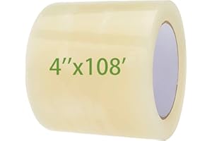 AVVECKEL Greenhouse Plastic 6 mil Reinforced Tape, Greenhouse Repair Tape, Greenhouse Tape Greenhouse Repair Tape Clear to Repair Polyethylene Rip Poly Patch Repair kit(4" x108')