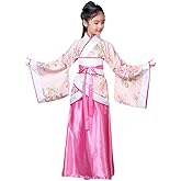 Lazutom Girls' Ancient Chinese Traditional Hanfu Dress Fancy Dress Christmas Party Dress