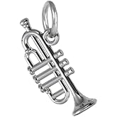 LaBenie Dangle Trumpet Music Charm Bead