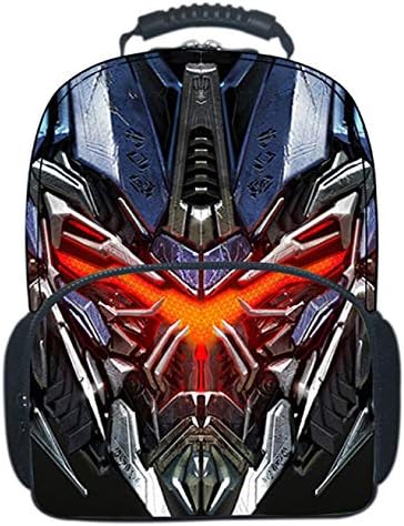 3D Transformers Children's School Backpack Lightweight Teens Backpacks For Boys And Girls School Bags 8-15 Year Old,Blue-4230.518cm