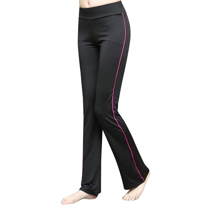 Amazon.com: UROSA Womens Fashion Straight Fitness Yoga Pants ...