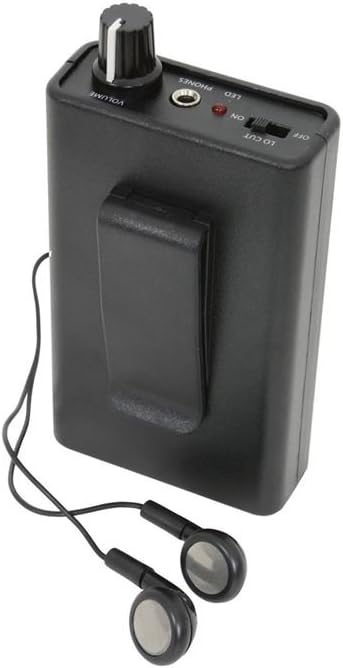 Adastra Compact Beltpack Induction Loop Receiver Black 12cm