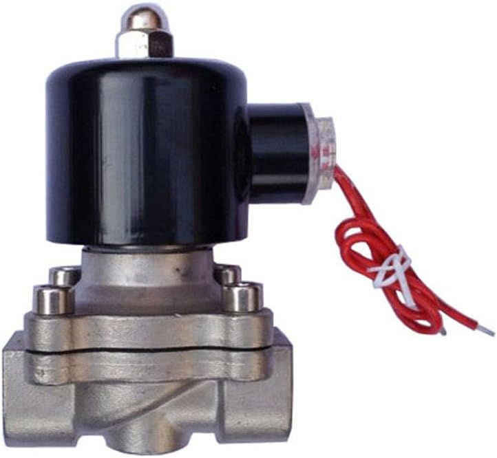 PerfecTech 3/8" inch 2-Way Stainless Steel Water Air Valves AC 110V Electric Solenoid Valve NC