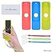 Eco-Fused Remote Control Cover Case Compatible with Apple TV (4th Generation) - 3 Pack, with Wrist Strap - Protective Non-Slip Silicone Shield - Shock Absorbing - Better Grip