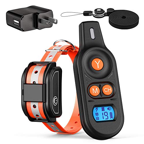 FunniPets Dog Training Collar, 2019 Upgraded 2600FT Remote Shock Collar