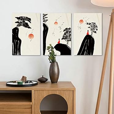 ウォール26  キャンバスアート 3点セット Sun and Sha Ⓣ ウォール26 キャンバスアート 3点セット Sun and Sha Ⓣ