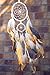 INCENSELABS Double Handmade Dream Catcher, Two Circles, one Measures 4.5” and The Other one is 2”; Followed by a 20 to 22-inch Feather String
