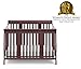 Storkcraft Tuscany 4-in-1 Convertible Crib, Cherry Easily Converts to Toddler Bed, Day Bed or Full Bed, 3 Position Adjustable Height Mattress