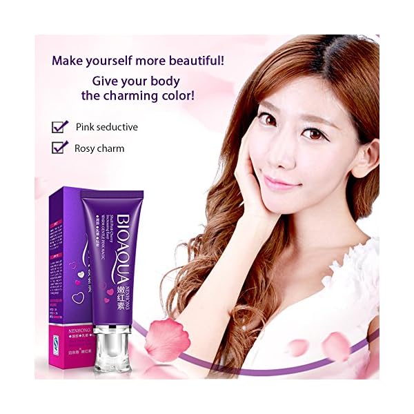BIOAQUA Skin Lightening Whitening Face Body Cream Pink Lips Armpit Private Part Gel Intimate Bleaching Cream