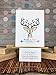 Buck or Doe? Gender Reveal deer fingerprint guest sign in page featuring a buck with arrow details