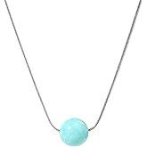 Lit Wall Crystal Necklaces for Women 10mm 18K Gold White Plated Crystal Pendant Natural Stone Necklace Adjustable Gemstone Necklace Healing Crystal Necklace Silver Necklaces for Women