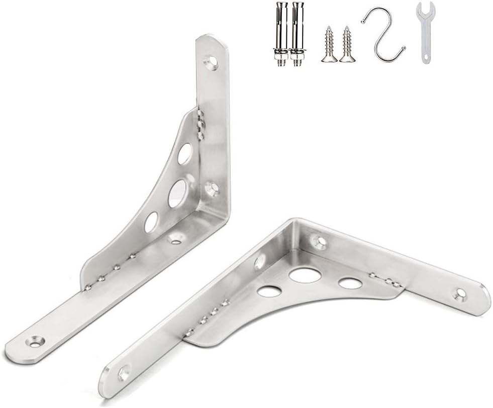 Shelf Brackets, Wall Mounted Shelve Brackets, Shelving Support Brackets