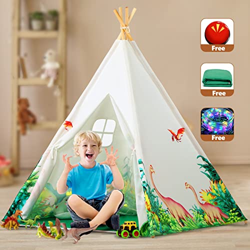 Amazon Kids Canvas Play Tent Wilhunter Teepee Play Tent For Kids