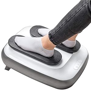 GRIDINLUX. Ejercitador de Piernas TRAINER LEGS. Gimnasia Pasiva, Masajeador Mando a Distancia, Masaje de Pies, Altura Regulable, Intensidad Ajustable, Fácil de usar