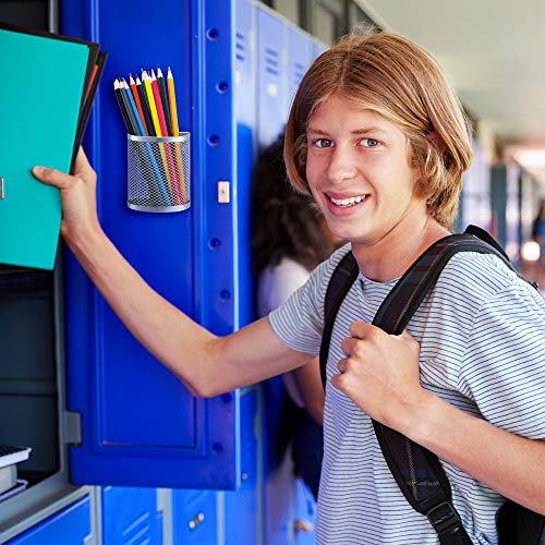 image for Outus 6 Pack Magnetic Locker Organizer, Magnetic Pencil Holder, Mesh P