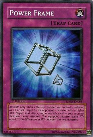 Yu-Gi-Oh! - Power Frame (TSHD-EN063) - The Shining Darkness - 1st Edition - Super Rare