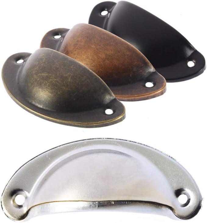 Maniglie A Goccia Per Mobili - 4 Pezzi In Lega Di Zinco Dorato