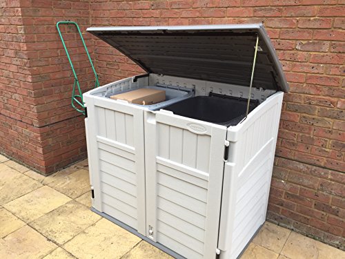 suncast horizontal storage shed - outdoor storage shed for