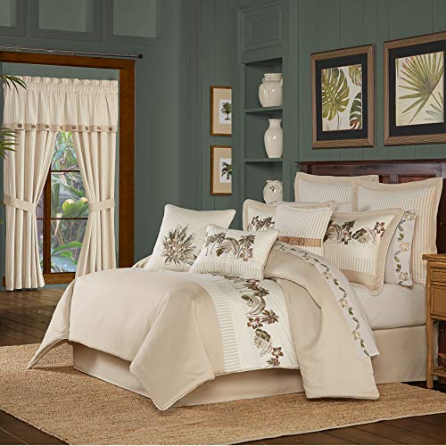 Five-Queens-Court-Pamela-4-Piece-Tropical-Luxury-Comforter-Set-Sand-Cal-King-110X96 519dlc87SXL
