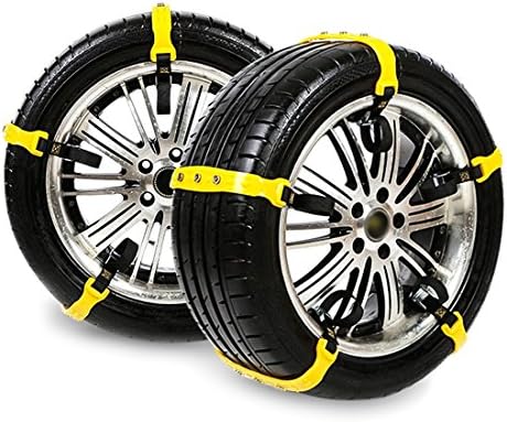 Tire Chains for Cars Tire Chains Emergency for Car/Vehicle/SUV/Truck Portable Anti-Skid Snow Chains with bag