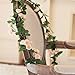 Li Hua Cat Rose Garland Artificial Rose Vine with Green Leaves 63 Inch Pack of 3 Flower Garland For Home Wedding Decoration (pink)
